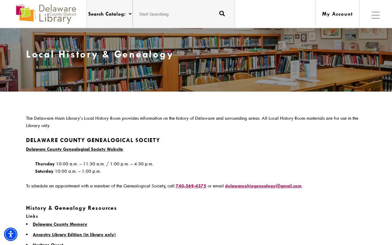 Delaware residents directory local history research at Delaware County District Library