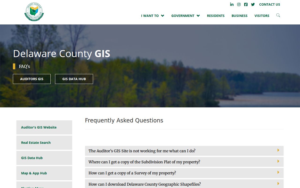 Delaware ZIP code directory County GIS information